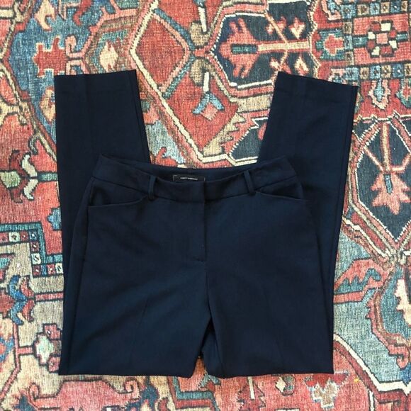 Robert Rodriguez Bethenny Pants Navy Straight Leg 6 - Picture 2 of 7